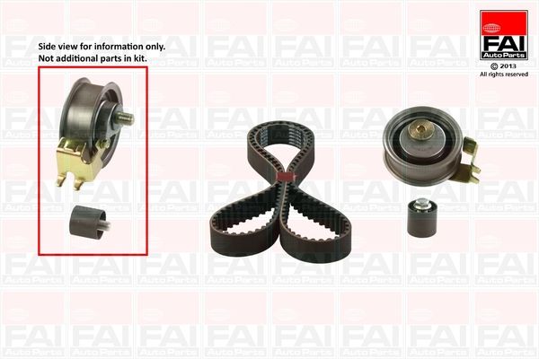 FAI AUTOPARTS Zobsiksnas komplekts TBK499